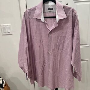 Lavender Check Dress Shirt
